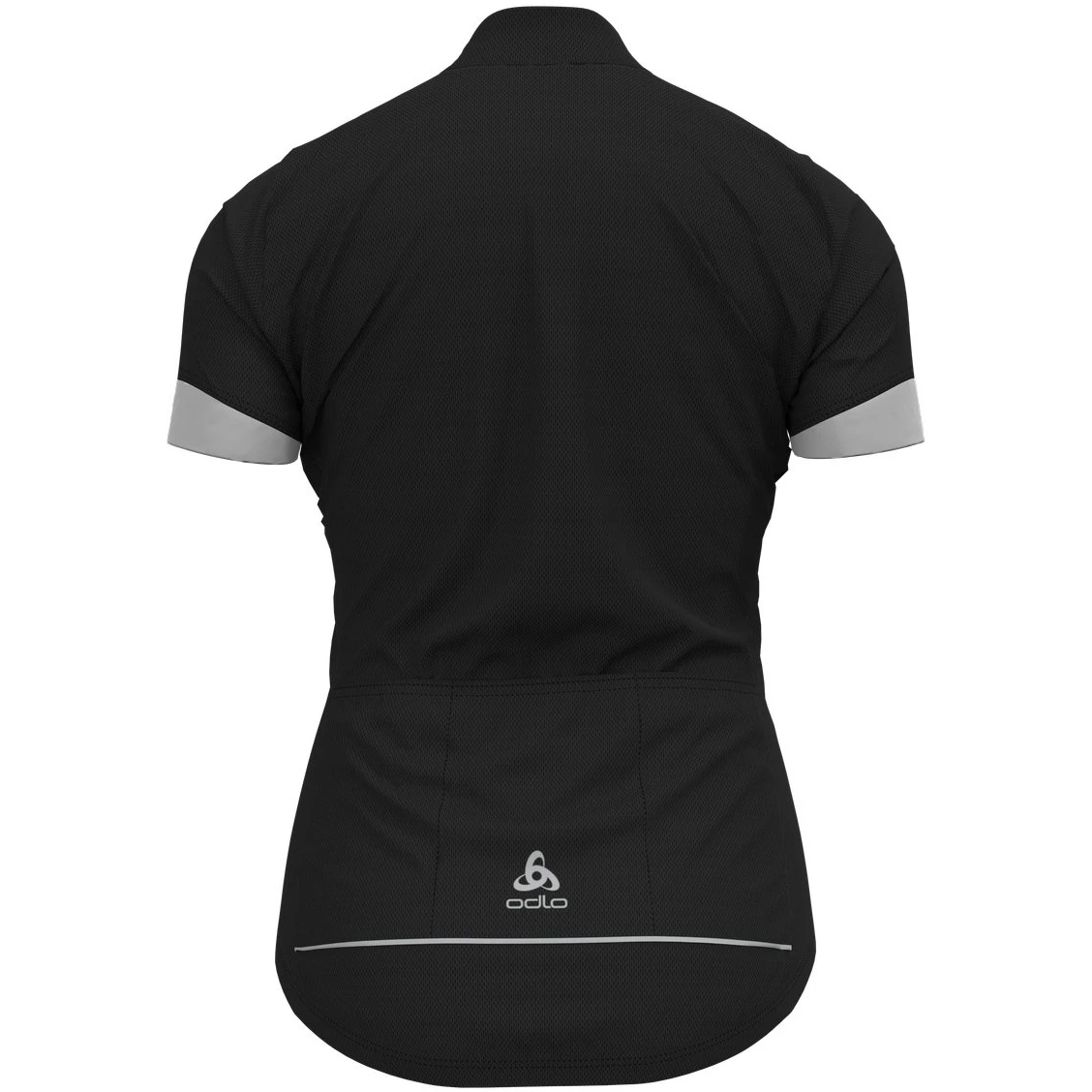 Odlo Essentials Half Zip Jersey Women - Black - Odlo Silver Grey 4 Odlo Essentials Half Zip Jersey Women - Black - Odlo Silver Grey - Image 2