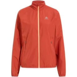 Odlo Essentials Light Running Jacket Women - Cinnabar