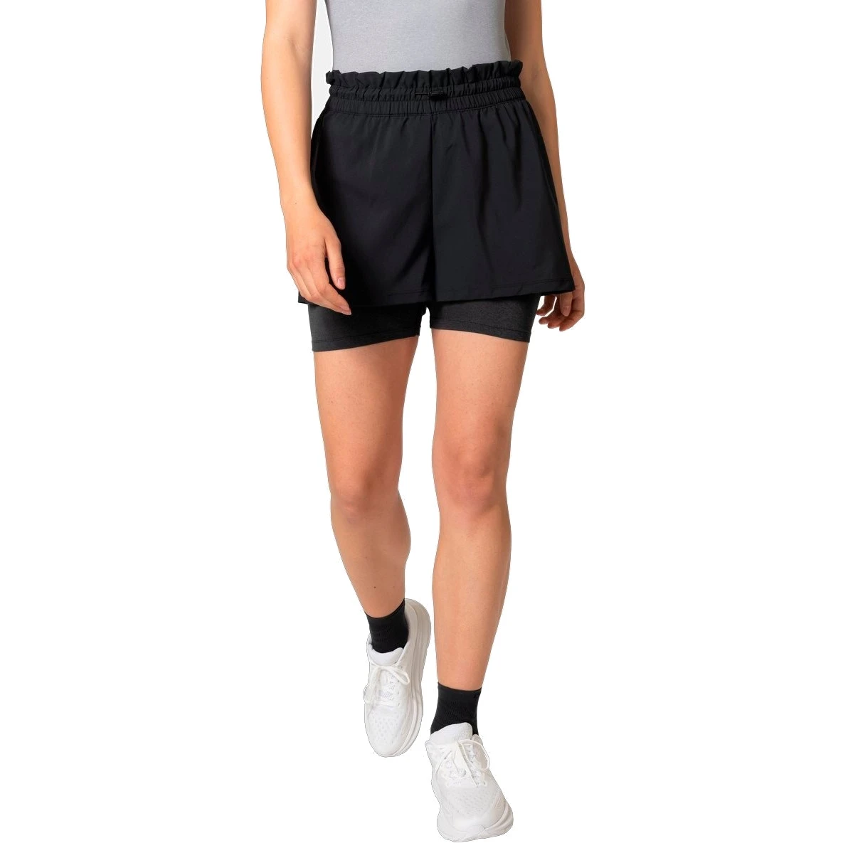 Odlo Active 365 2-in-1 5 Inch Shorts Women - Black 5 Odlo Active 365 2-in-1 5 Inch Shorts Women - Black - Image 3