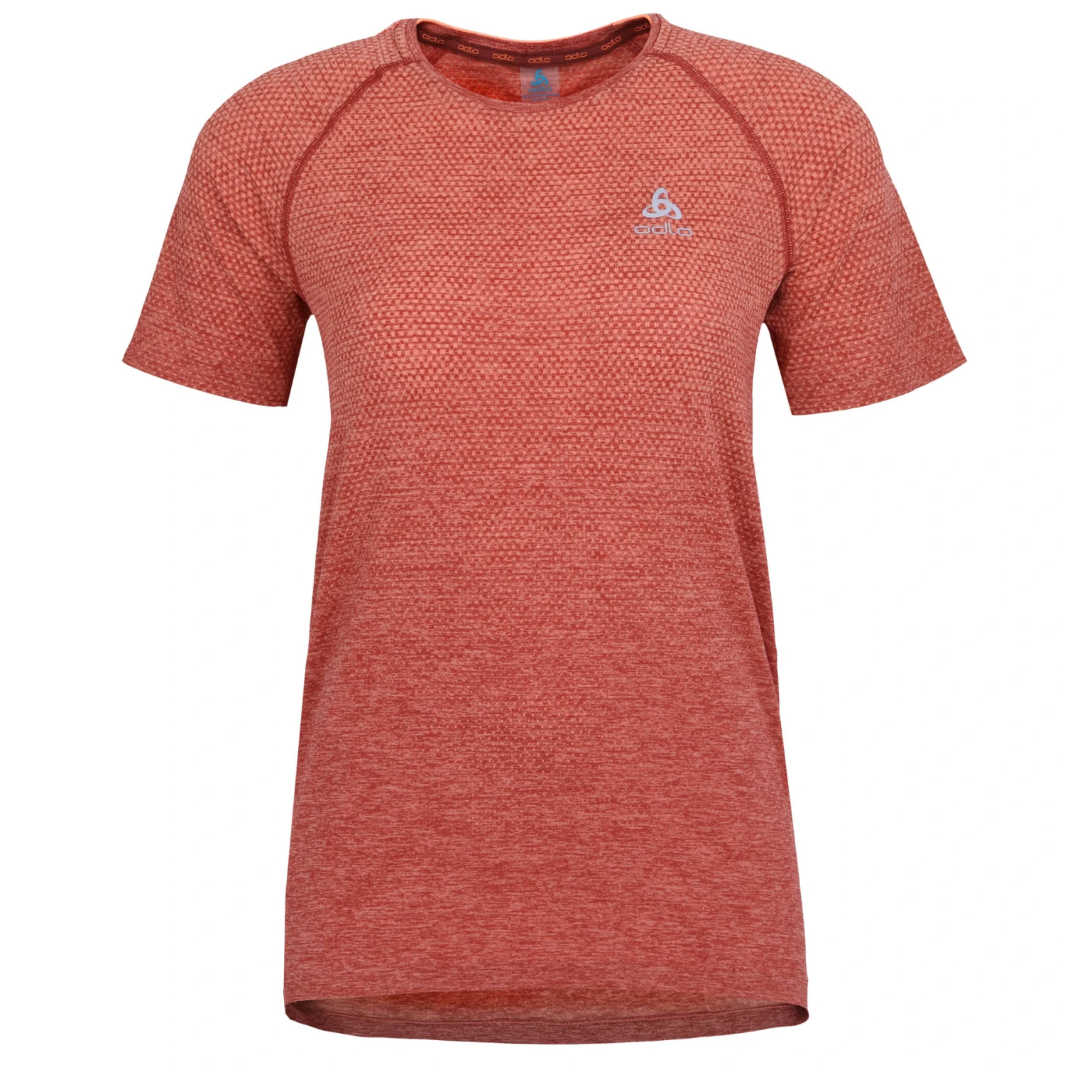 Odlo Essentials Seamless Running T-Shirt Women - Cinnabar Melange 3 Odlo Essentials Seamless Running T-Shirt Women - Cinnabar Melange