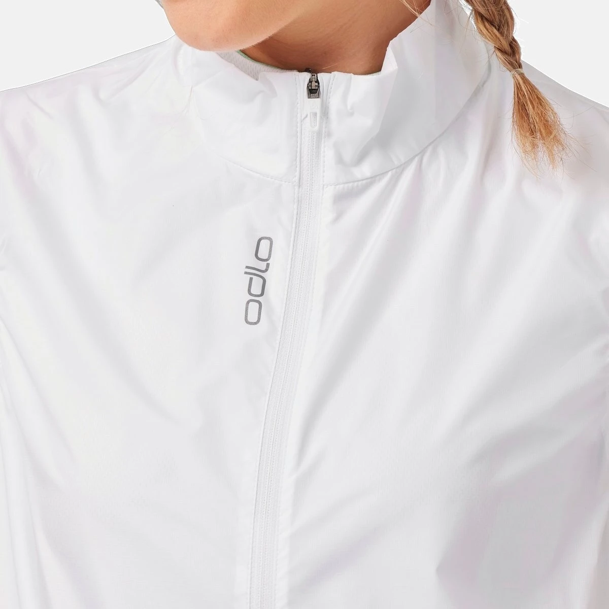 Odlo Essentials Windproof Cycling Vest Women - White 10 Odlo Essentials Windproof Cycling Vest Women - White - Image 8