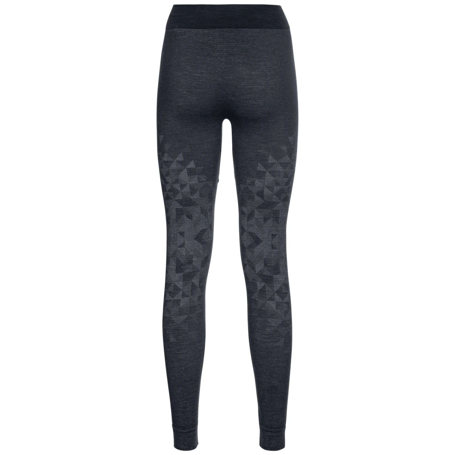 Odlo Kinship Performance Wool Warm Base Layer Bottoms Women - Black Melange 4 Odlo Kinship Performance Wool Warm Base Layer Bottoms Women - Black Melange - Image 2