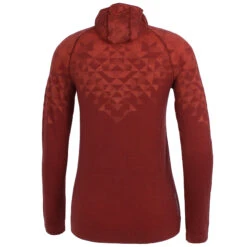 Odlo Kinship Performance Wool Warm Long-Sleeve Base Layer Top With Face Mask Women - Spiced Apple Melange 7 Odlo Kinship Performance Wool Warm Long-Sleeve Base Layer Top With Face Mask Women - Spiced Apple Melange -Odlo odlo womens kinship performance wool warm base layer with face mask spiced apple melange1 1557613
