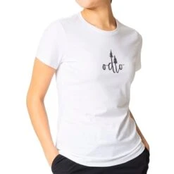 Odlo Kumano Trees T-Shirt Women - White -Odlo odlo womens kumano trees t shirt white 1408551