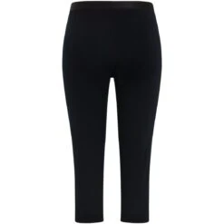 Odlo Natural Merino 200 3/4 Base Layer Bottoms Women - Black -Odlo odlo womens natural merino 200 base layer 3 4 bottoms black 4 1556098