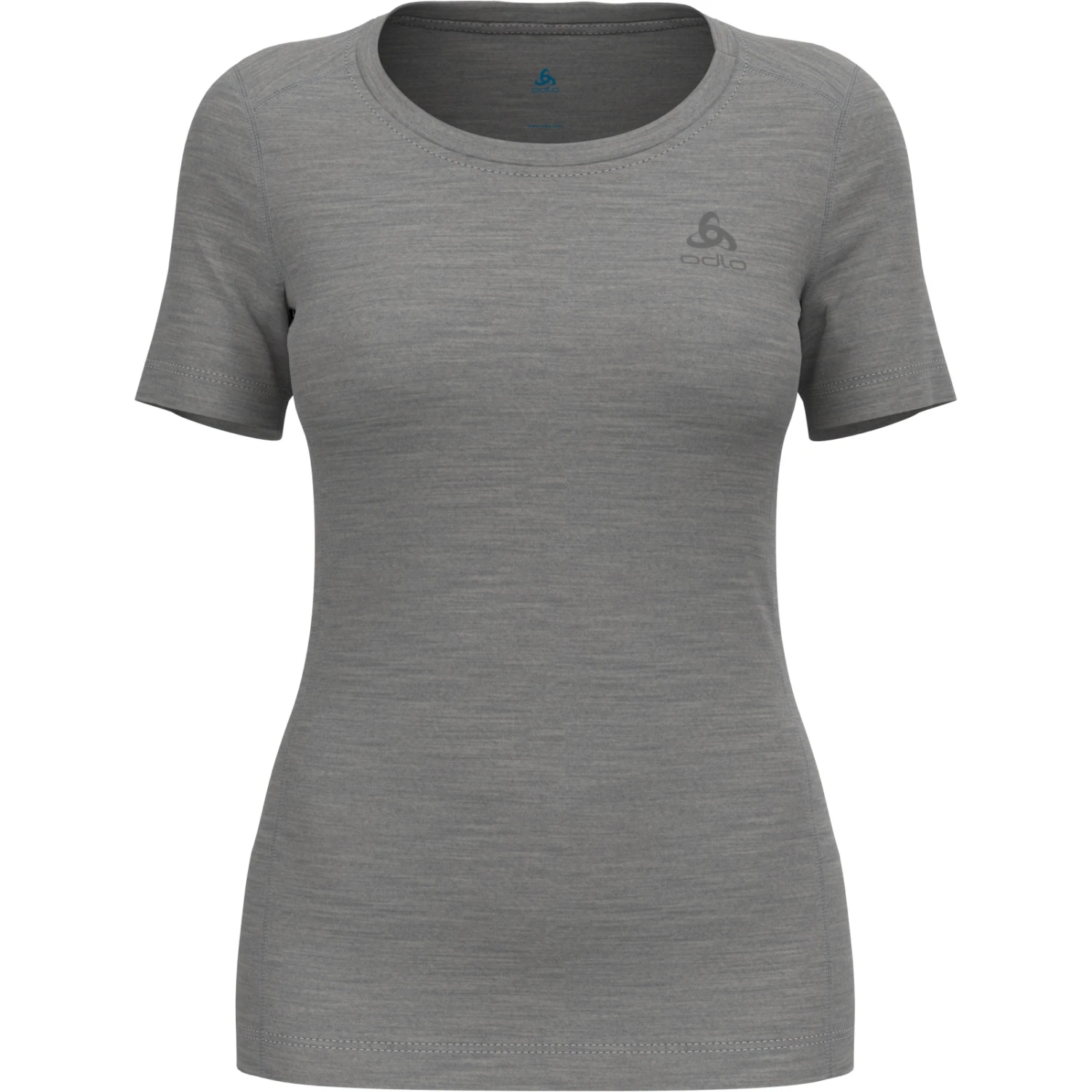 Odlo Natural Merino 200 Crew Neck Base Layer T-Shirt Women - Odlo Steel Grey Melange 3 Odlo Natural Merino 200 Crew Neck Base Layer T-Shirt Women - Odlo Steel Grey Melange