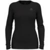 Odlo Natural Merino 260 Crew Neck Long-Sleeve Base Layer Top Women - Black 2 Odlo Natural Merino 260 Crew Neck Long-Sleeve Base Layer Top Women - Black -Odlo odlo womens natural merino 260 base layer crew black 1 1556116