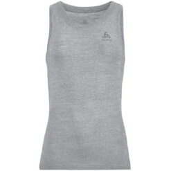 Odlo Natural Performance Wool 130 Base Layer Tank Top Women - Grey Melange