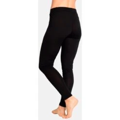 Odlo Women's Performance Wool Light Base Layer Pants - Black -Odlo odlo womens natural plus light base layer pants black 2 1327962