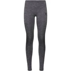 Odlo Women's Performance Light Base Layer Pants - Grey Melange