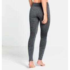 Odlo Women's Performance Light Base Layer Pants - Grey Melange -Odlo odlo womens performance light base layer pants 188121 15700 grey melange 4 1001860