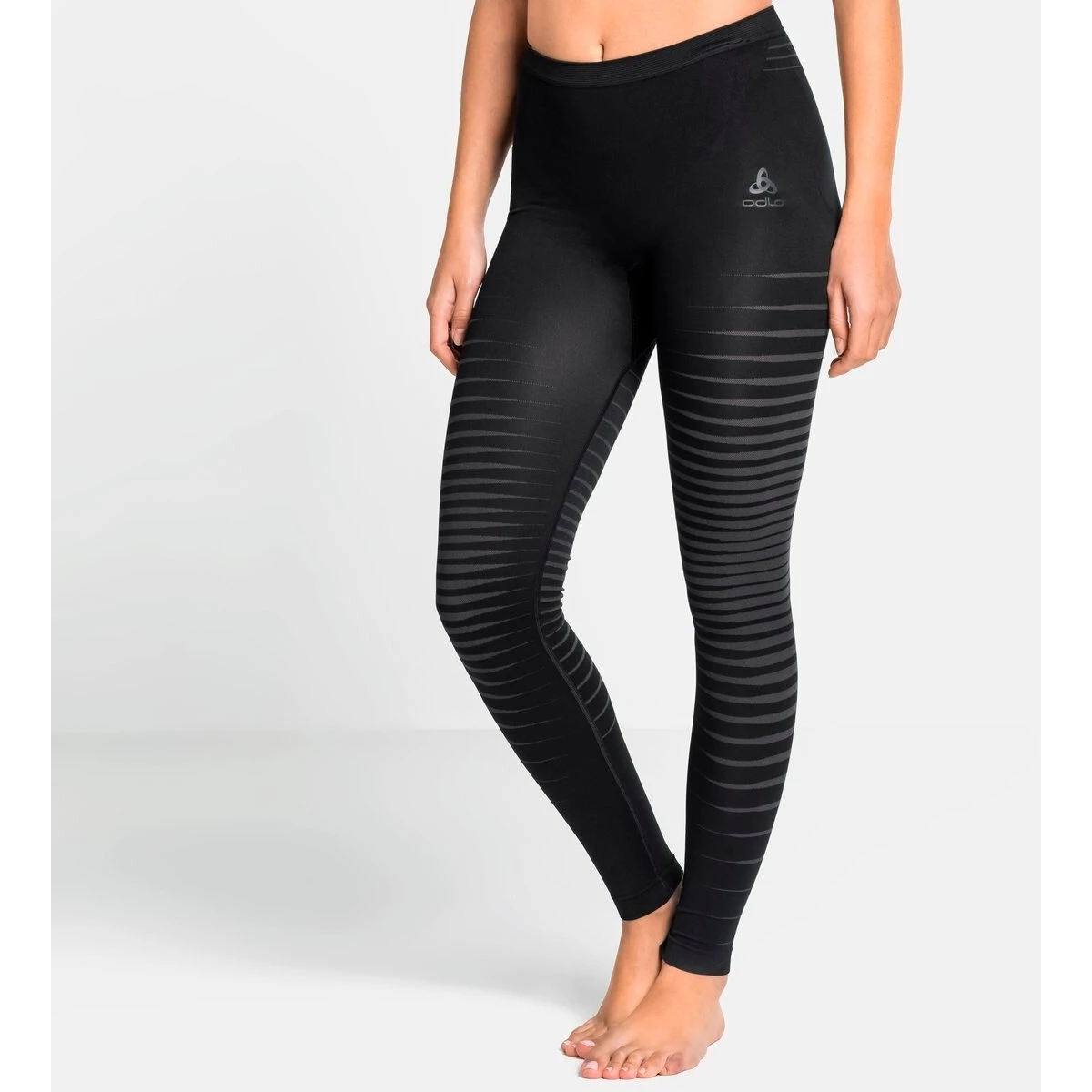 Odlo Women's Performance Light Base Layer Pants - Black 5 Odlo Women's Performance Light Base Layer Pants - Black - Image 3