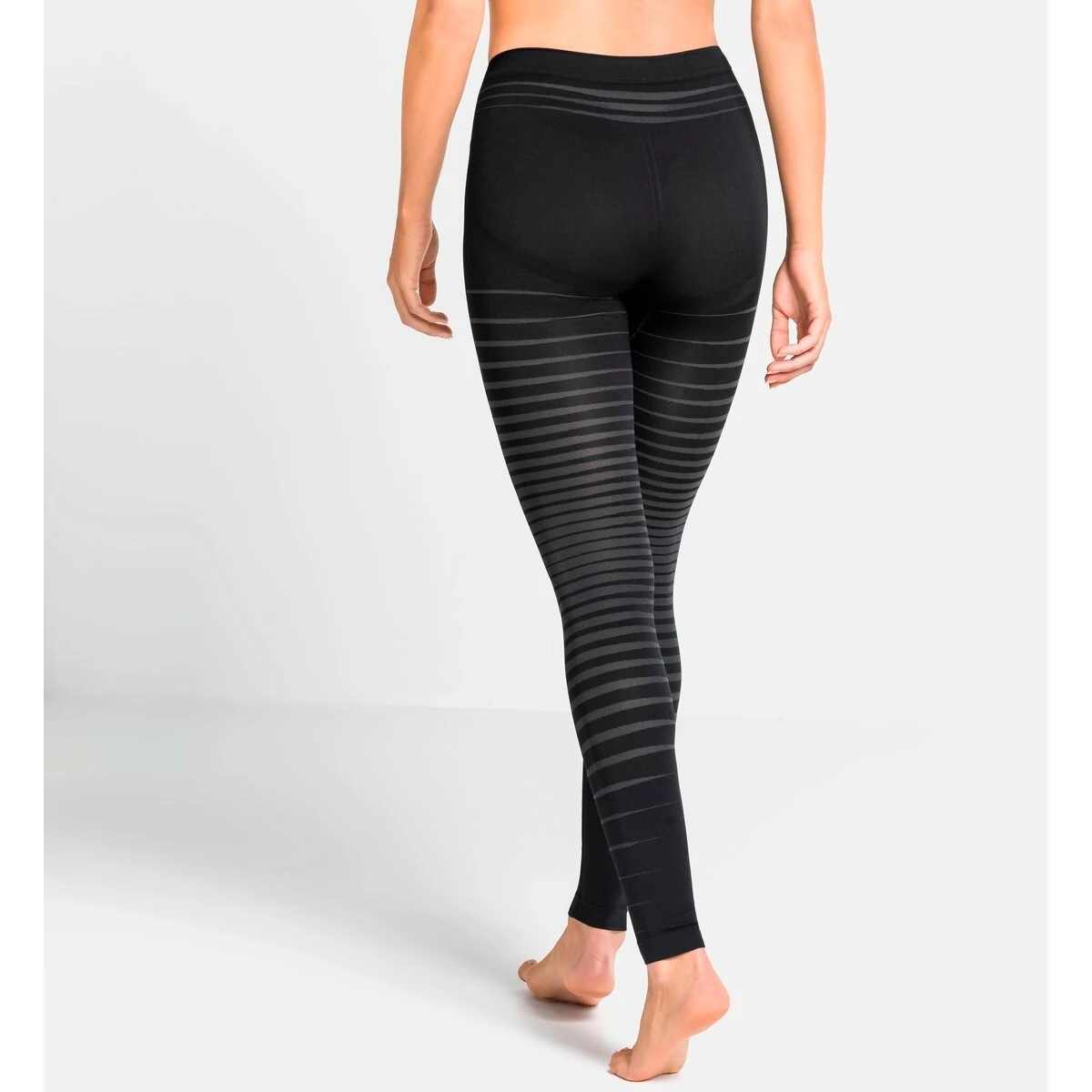 Odlo Women's Performance Light Base Layer Pants - Black 6 Odlo Women's Performance Light Base Layer Pants - Black - Image 4