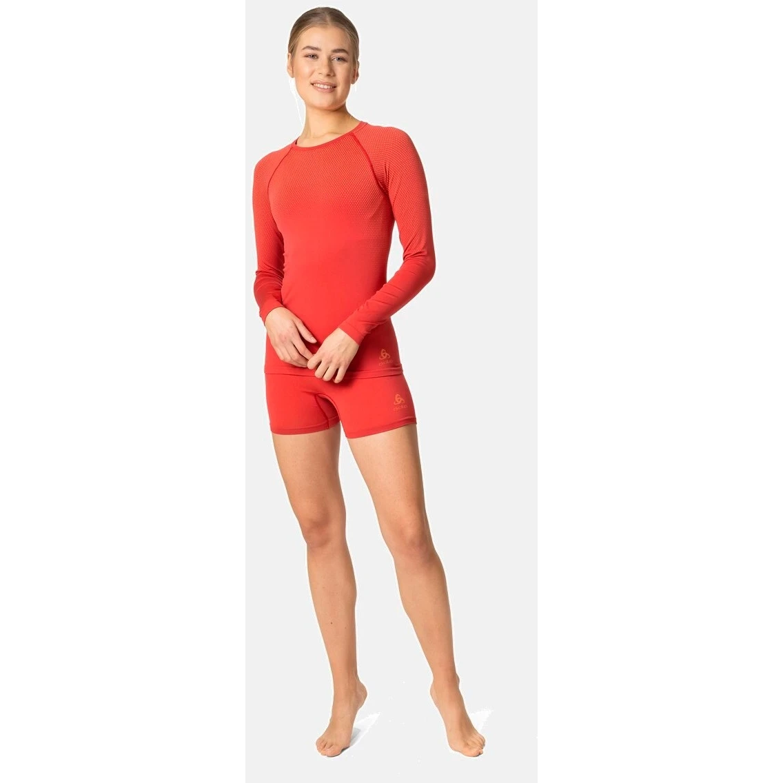 Odlo Performance Light Long-Sleeve Base Layer Top Women - American Beauty 8 Odlo Performance Light Long-Sleeve Base Layer Top Women - American Beauty - Image 6