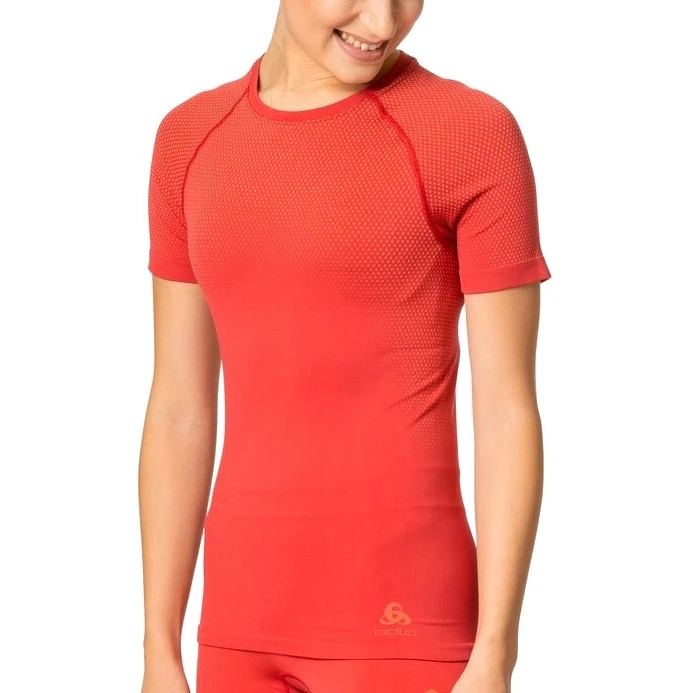 Odlo Performance Light Base Layer T-Shirt Women - American Beauty 5 Odlo Performance Light Base Layer T-Shirt Women - American Beauty - Image 3