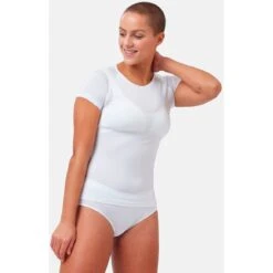 Odlo Performance X-Light Base Layer T-Shirt Women - White 10 Odlo Performance X-Light Base Layer T-Shirt Women - White -Odlo odlo womens performance x light eco short sleeve base layer white 3 1366573