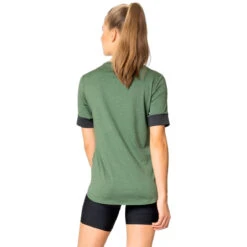 Odlo Ride 365 Cycling Commuter T-Shirt Women - Loden Frost Melange - Black Melange -Odlo odlo womens ride 365 cycling commuter t shirt loden frost melange black melange 4 1469494