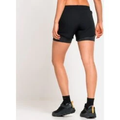 Odlo Women's Run Easy 5 Inch 2-in-1 Running Shorts - Black 11 Odlo Women's Run Easy 5 Inch 2-in-1 Running Shorts - Black -Odlo odlo womens run easy 5 inch 2 in 1 running shorts black 4 1115406