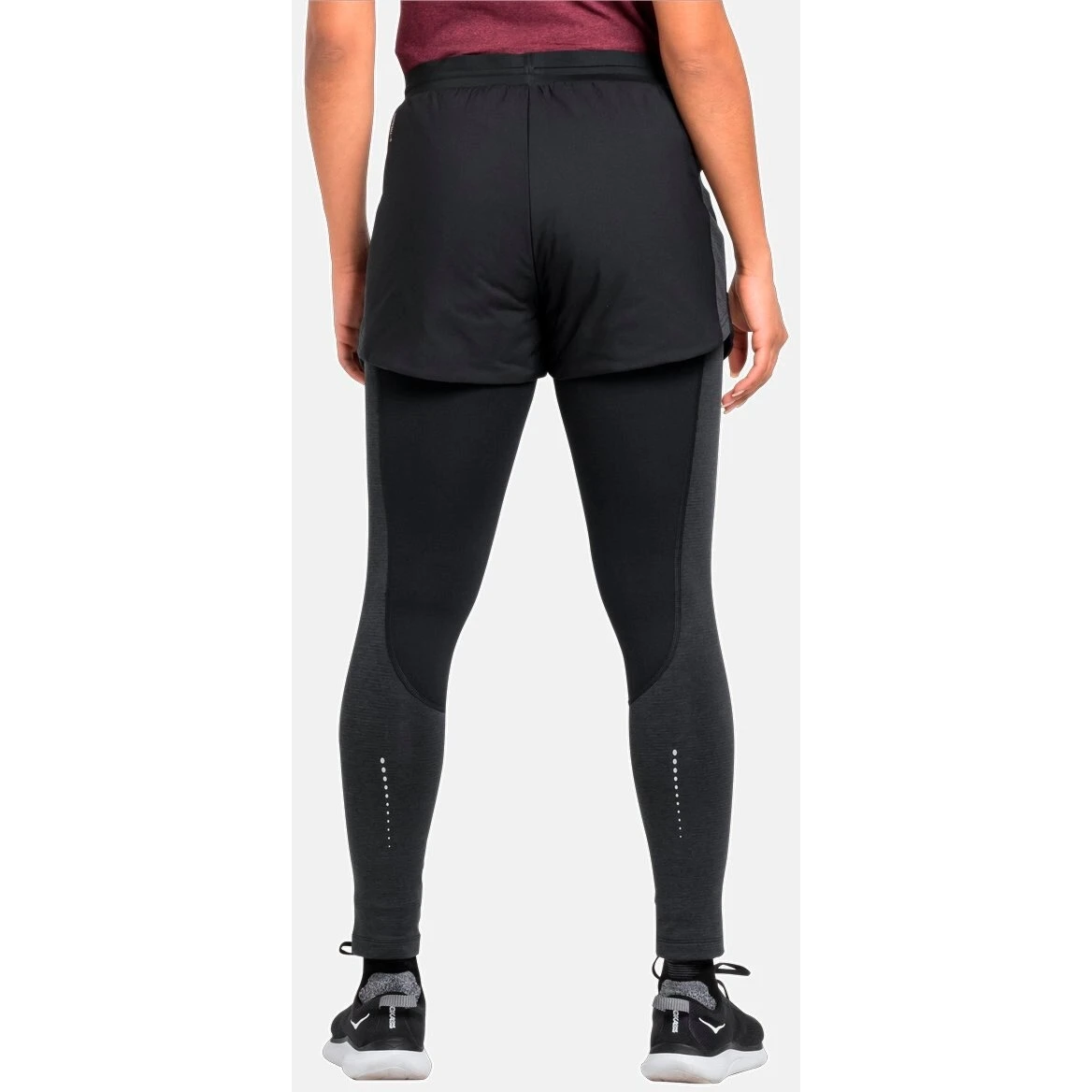 Odlo Women's Run Easy S-Thermic Shorts - Black 6 Odlo Women's Run Easy S-Thermic Shorts - Black - Image 4