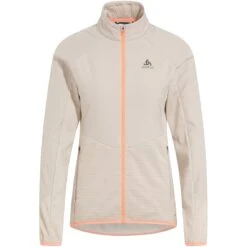 Odlo Run Easy Warm Hybrid Jacket Women - Silver Cloud - Live Wire
