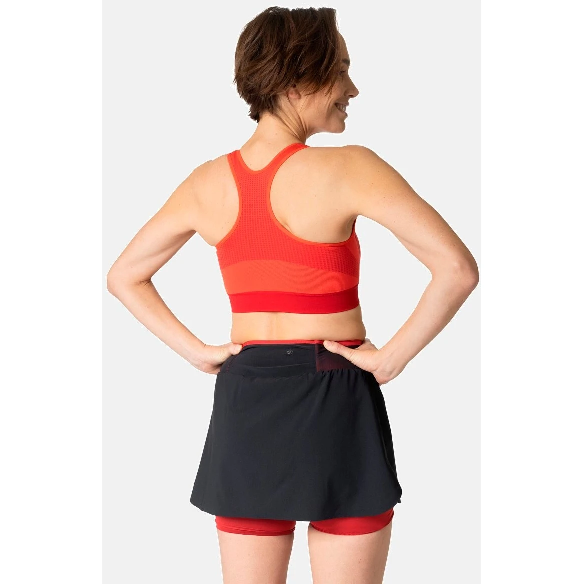 Odlo Seamless High Sports Bra Women - American Beauty - Cayenne 6 Odlo Seamless High Sports Bra Women - American Beauty - Cayenne - Image 4