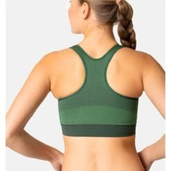 Odlo Seamless High Sports Bra Women - Loden Frost - Camping Green 9 Odlo Seamless High Sports Bra Women - Loden Frost - Camping Green -Odlo odlo womens seamless high sports bra loden frost camping green 2 1406916