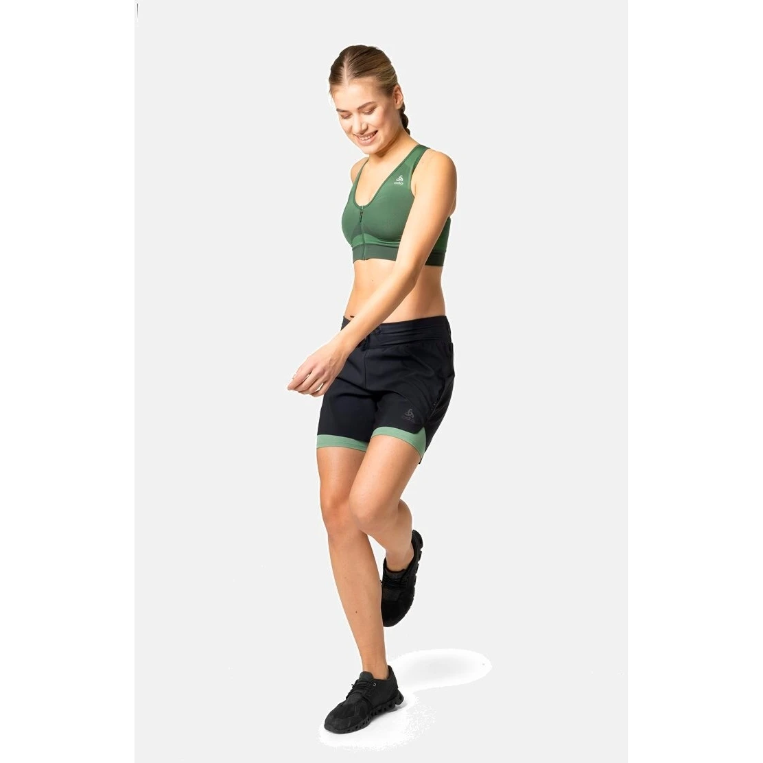 Odlo Seamless High Sports Bra Women - Loden Frost - Camping Green 6 Odlo Seamless High Sports Bra Women - Loden Frost - Camping Green - Image 4