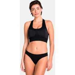 Odlo Seamless Medium Sports Bra Women - Black 8 Odlo Seamless Medium Sports Bra Women - Black -Odlo odlo womens seamless medium sports bra black 1 1328297