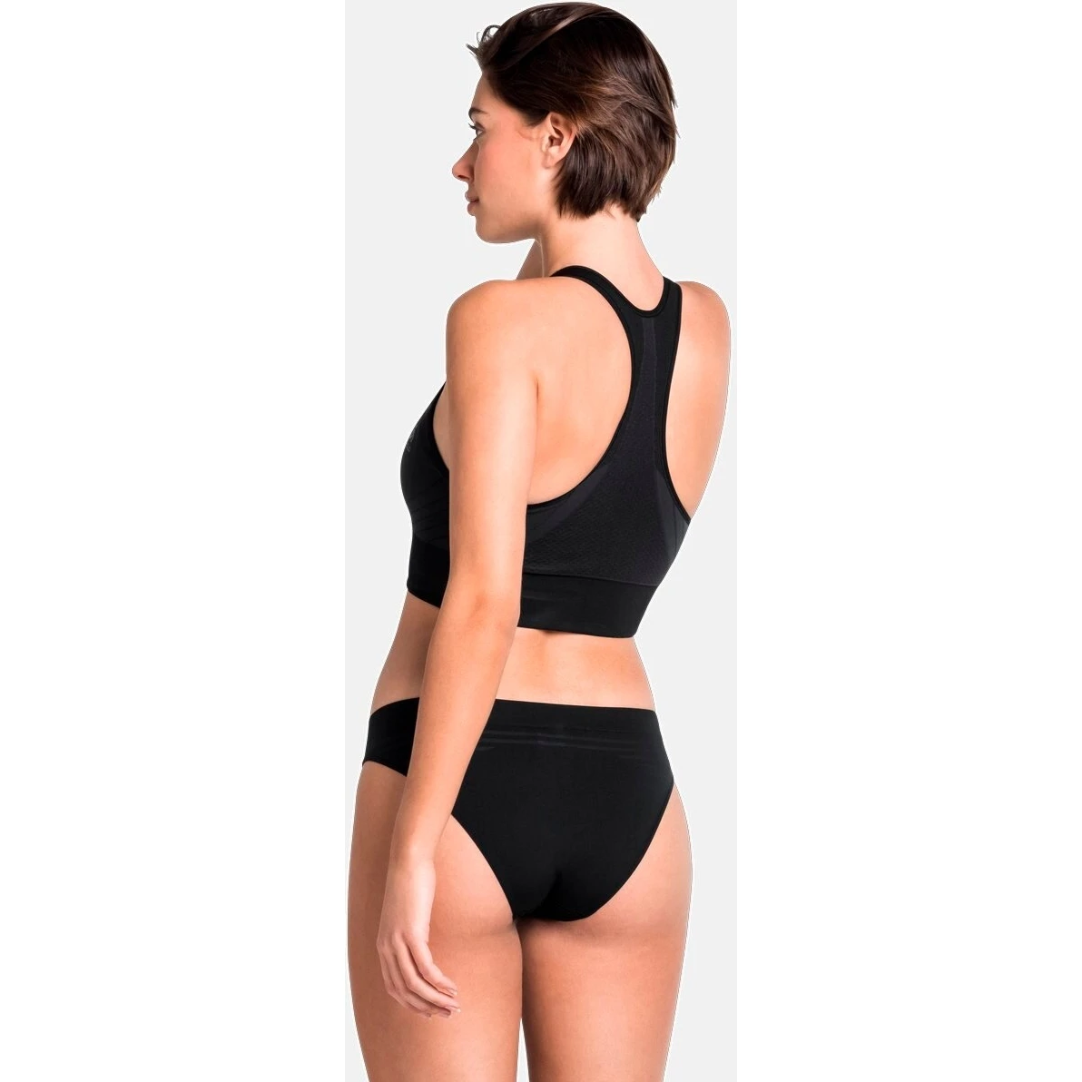 Odlo Seamless Medium Sports Bra Women - Black 6 Odlo Seamless Medium Sports Bra Women - Black - Image 4