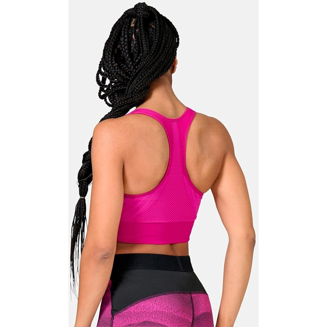 Odlo Seamless Medium Sports Bra Women - Festival Fuchsia 6 Odlo Seamless Medium Sports Bra Women - Festival Fuchsia - Image 4
