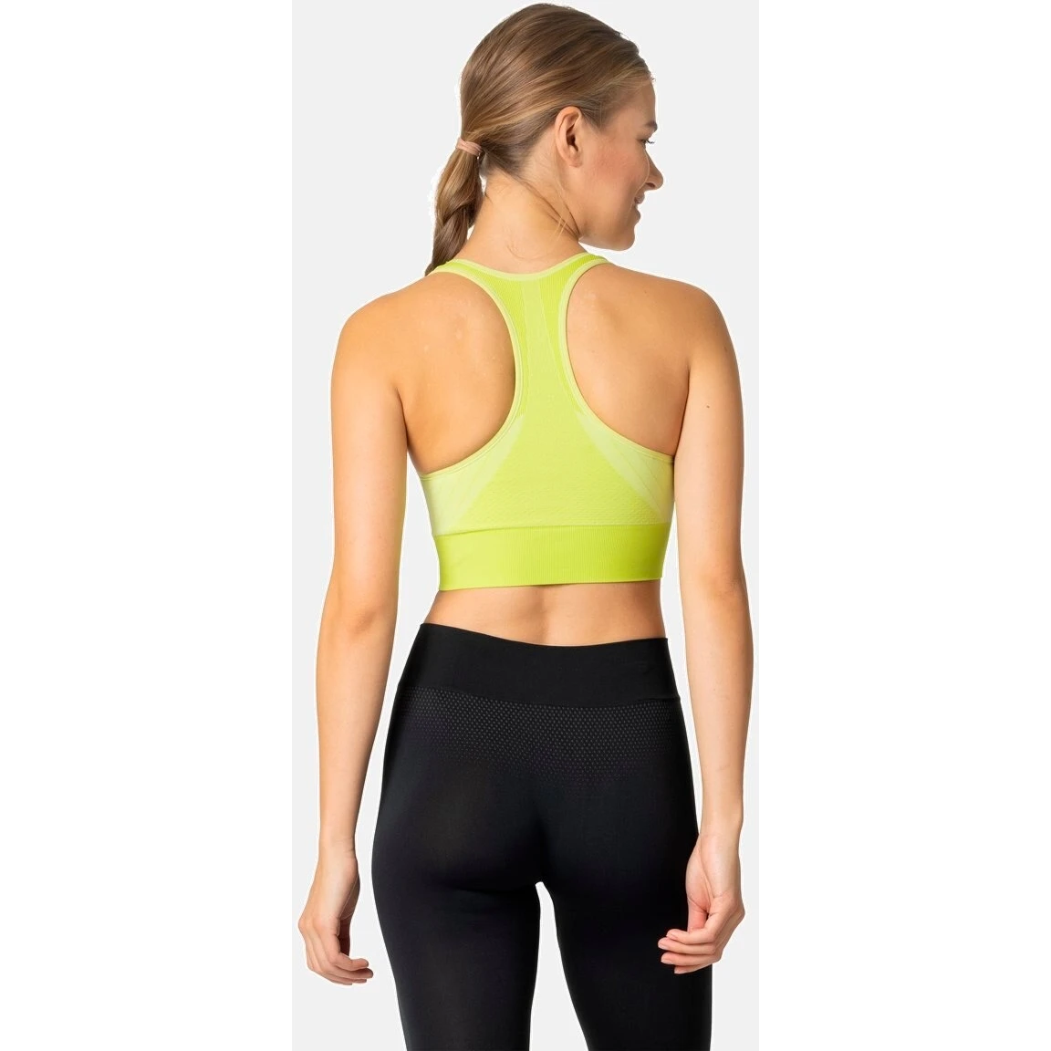 Odlo Seamless Medium Sports Bra Women - Sharp Green 6 Odlo Seamless Medium Sports Bra Women - Sharp Green - Image 4