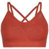 Odlo Seamless Soft Sports Bra Women - Cinnabar - Grey Melange -Odlo odlo womens seamless soft sports bra cinnamon 1548773
