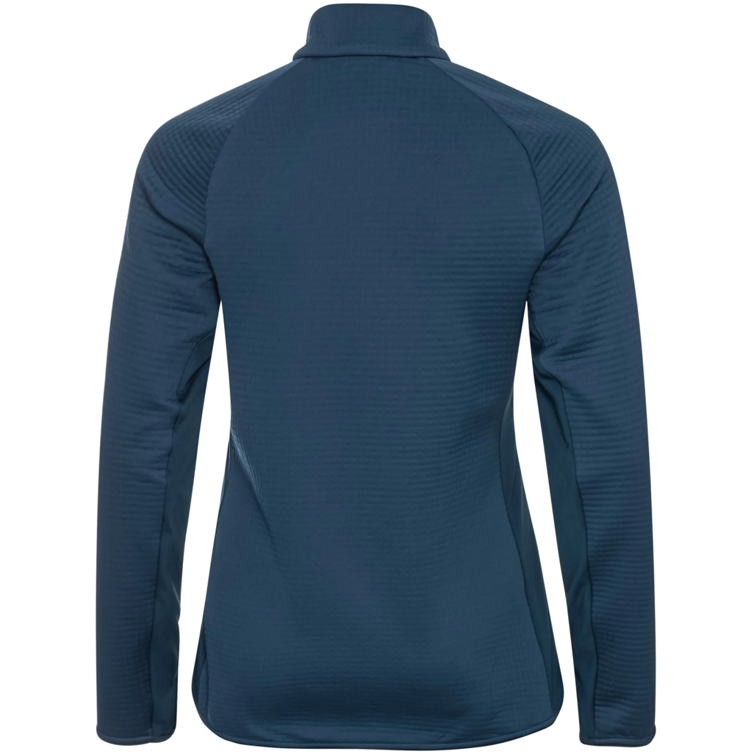 Odlo Women's Sesvenna Hybrid S-Thermic Mid Layer Zip - Blue Wing Teal 4 Odlo Women's Sesvenna Hybrid S-Thermic Mid Layer Zip - Blue Wing Teal - Image 2