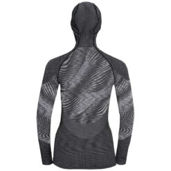 Odlo Women's Blackcomb Eco Long Sleeve Baselayer With Facemask - Black - Space Dye 11 Odlo Women's Blackcomb Eco Long Sleeve Baselayer With Facemask - Black - Space Dye -Odlo odlo womens the blackcomb eco long sleeve baselayer with facemask 188571 30728 siesta space dye 3 1035577 1118366