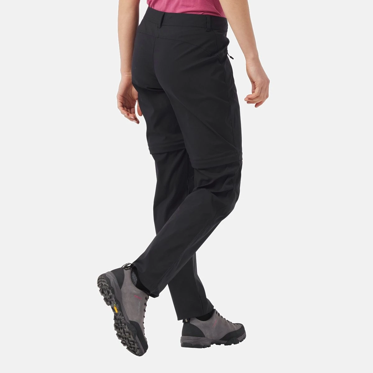 Odlo Wedgemount Zip-Off Hiking Pants Women - Black 6 Odlo Wedgemount Zip-Off Hiking Pants Women - Black - Image 4