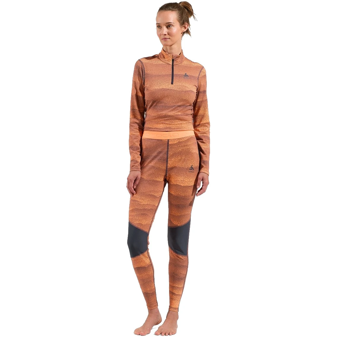 Odlo Whistler Base Layer Bottoms Women - Live Wire - India Ink 9 Odlo Whistler Base Layer Bottoms Women - Live Wire - India Ink - Image 7