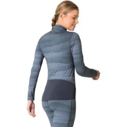 Odlo Whistler Half-Zip Turtleneck Long-Sleeve Base Layer Top Women - Folkstone Gray - India Ink 6 Odlo Whistler Half-Zip Turtleneck Long-Sleeve Base Layer Top Women - Folkstone Gray - India Ink -Odlo odlo womens whistler eco half zip turtleneck baselayer folkstone gray india ink 2 1504896