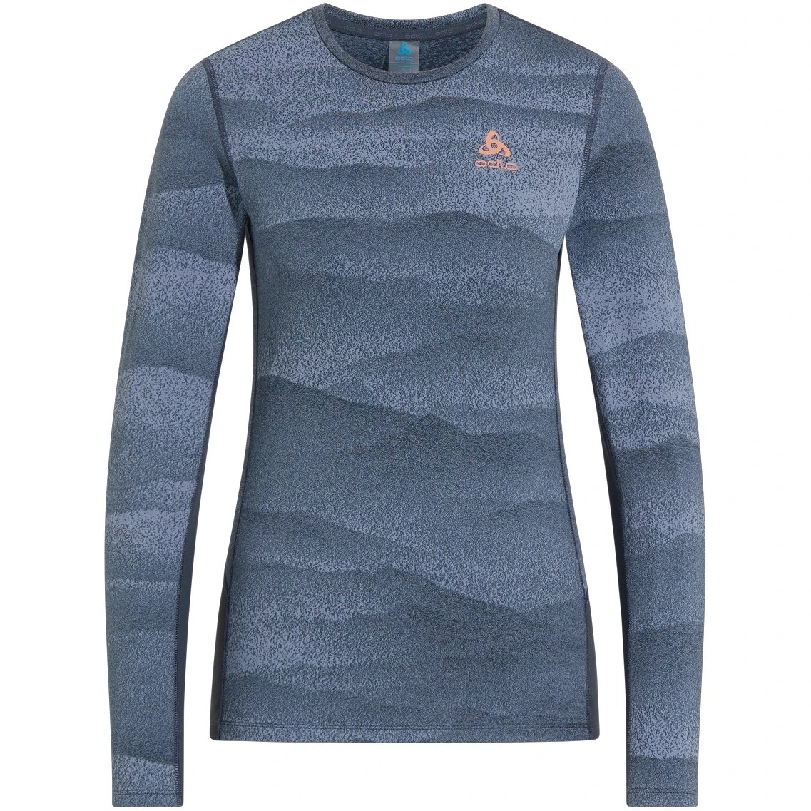 Odlo Whistler Long-Sleeve Base Layer Top Women - Folkstone Gray - India Ink 5 Odlo Whistler Long-Sleeve Base Layer Top Women - Folkstone Gray - India Ink - Image 3