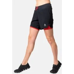 Odlo X-Alp 6 Inch Trail Running Shorts Women - Black - American Beauty 8 Odlo X-Alp 6 Inch Trail Running Shorts Women - Black - American Beauty -Odlo odlo womens x alp 6 inch trail running shorts black american beauty 1 1407068