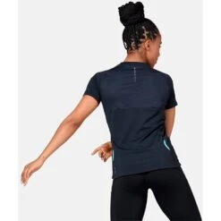 Odlo X-Alp Half-Zip Running T-shirt Women - Black - Polynya -Odlo odlo womens x alp half zip running t shirt black polynya 2 1328402