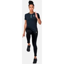 Odlo X-Alp Half-Zip Running T-shirt Women - Black - Polynya -Odlo odlo womens x alp half zip running t shirt black polynya 3 1328403