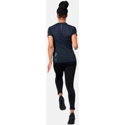 Odlo X-Alp Half-Zip Running T-shirt Women - Black - Polynya -Odlo odlo womens x alp half zip running t shirt black polynya 4 1328404