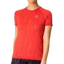 Odlo Zeroweight Ceramicool Running T-Shirt Women - American Beauty Space Dye 9 Odlo Zeroweight Ceramicool Running T-Shirt Women - American Beauty Space Dye -Odlo odlo womens zeroweight ceramicool running t shirt american beauty space dye 1408817