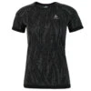 Odlo Zeroweight Ceramicool Running T-Shirt Women - Black - Space Dye