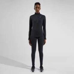 Odlo Zeroweight Ceramiwarm Reflective Mid Layer Women - Black -Odlo odlo womens zeroweight ceramiwarm reflective mid layer black 3 1568888