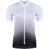 Odlo Zeroweight Chill-Tec Aero Print Jersey Women - White - Black -Odlo odlo womens zeroweight chill tec aero print jersey white black 1 1448988