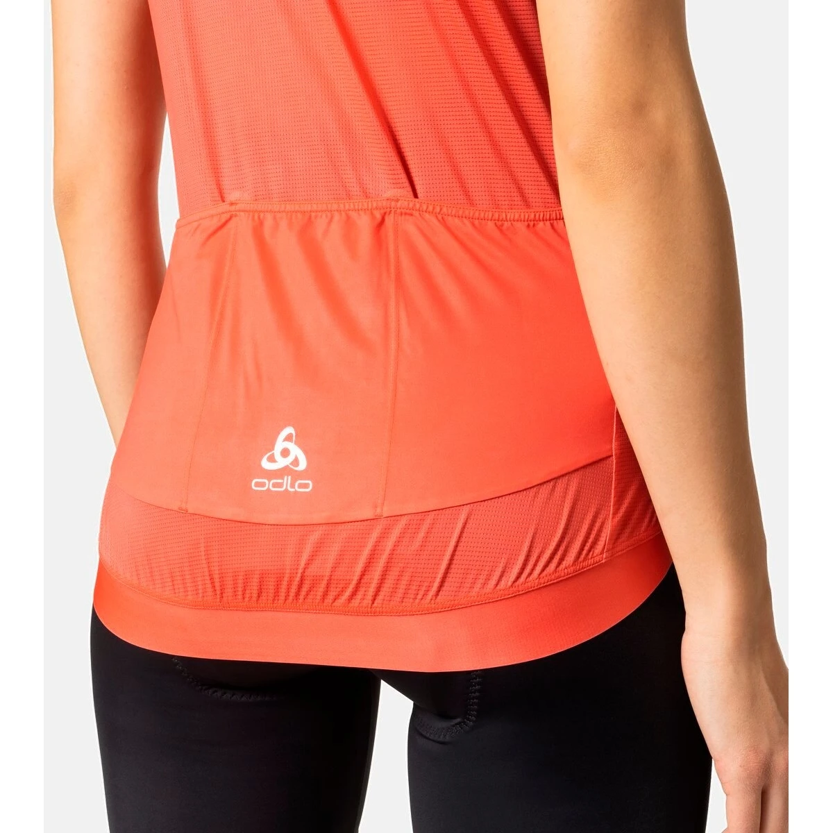 Odlo Zeroweight Chill-Tec Cycling Jersey Women - Cayenne 9 Odlo Zeroweight Chill-Tec Cycling Jersey Women - Cayenne - Image 7