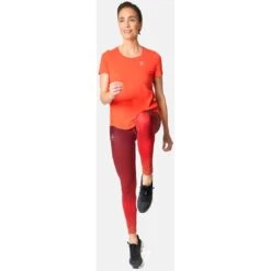 Odlo Zeroweight Chill-Tec T-Shirt Women - Cayenne -Odlo odlo womens zeroweight chill tec t shirt cayenne 4 1407221