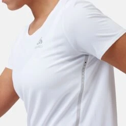 Odlo Zeroweight Chill-Tec T-Shirt Women - White -Odlo odlo womens zeroweight chill tec t shirt white 7 1179921