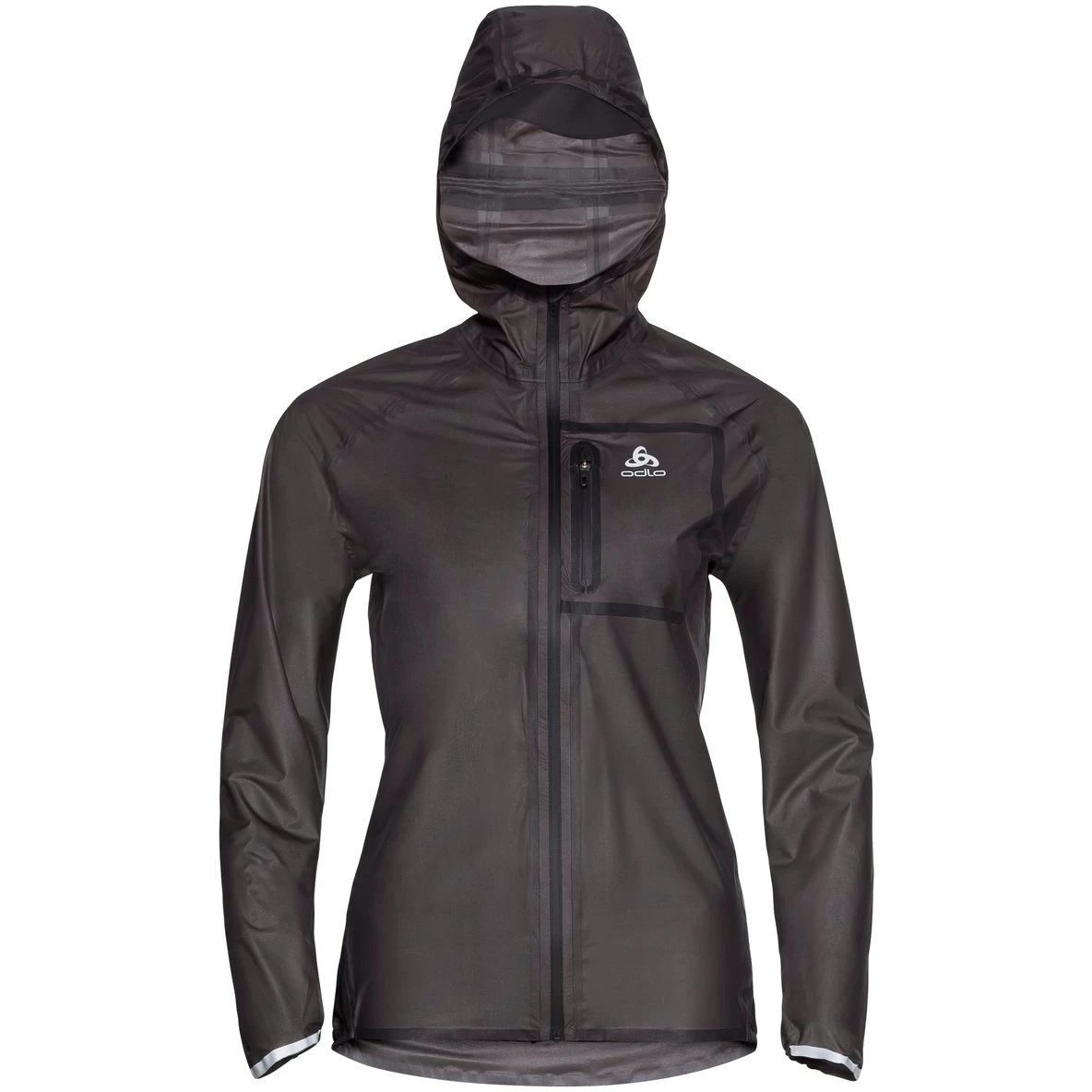 Odlo Zeroweight Dual Dry Waterproof Running Jacket Women - Black 5 Odlo Zeroweight Dual Dry Waterproof Running Jacket Women - Black - Image 3